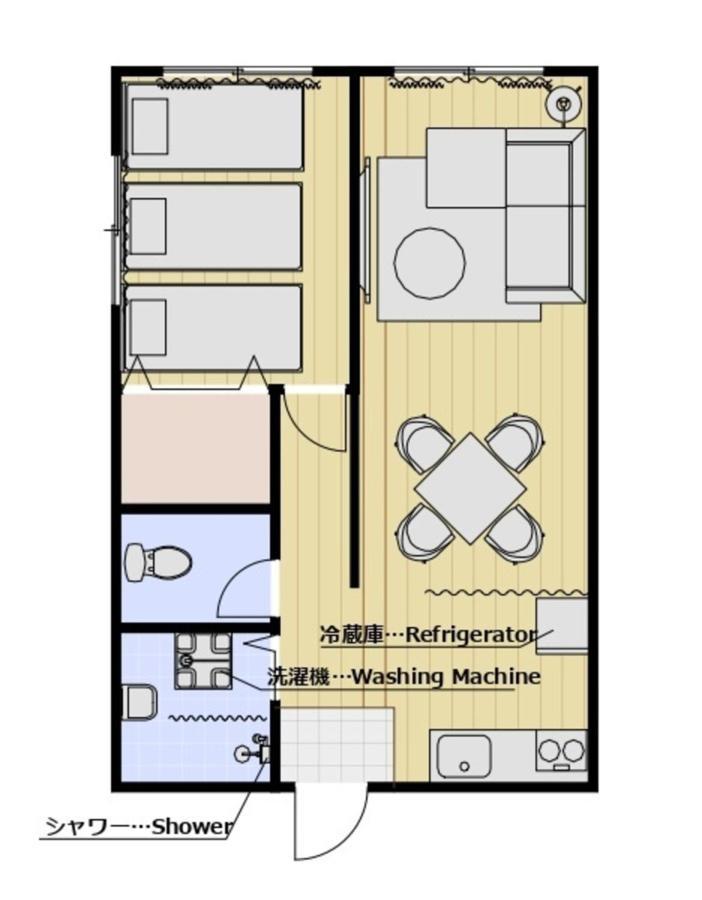 Type C Room 40平米 -ウル エスポワール那覇- Kume 외부 사진